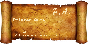 Polster Aura névjegykártya